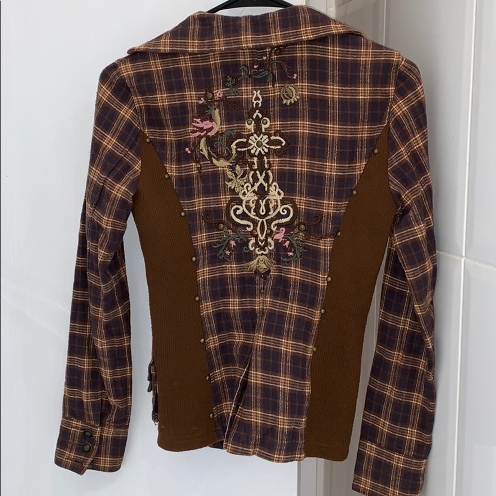 Flannel blazer - Picture 3 of 4